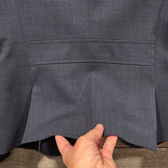 Banana Republic Navy 2 Button Wool Blazer size 8 petite - Picture 10 of 12